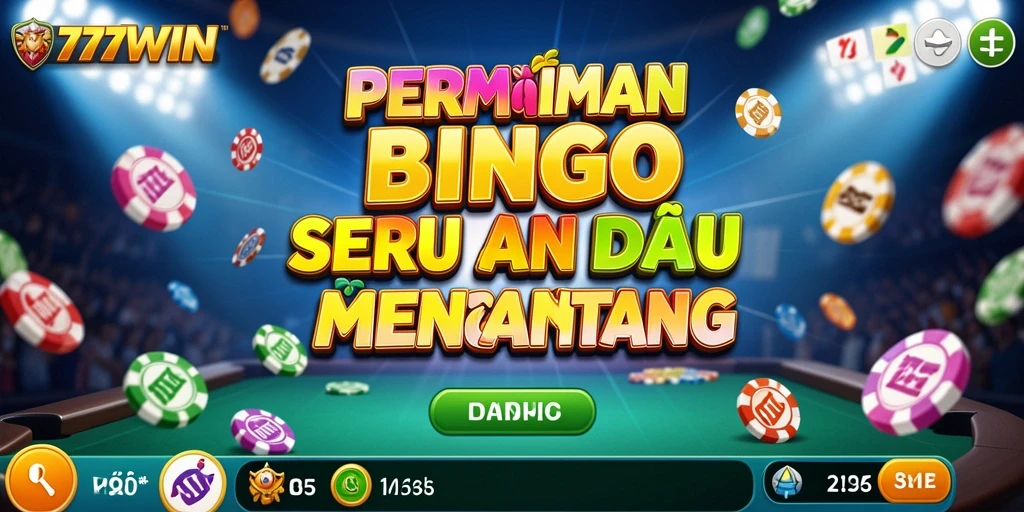 Tampilan gameplay Bingo yang menarik di 777WIN.