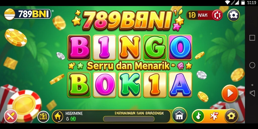 Tampilan screenshot permainan Bingo di 789BNI yang menarik.