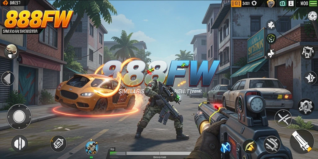 Tampilan gameplay <strong>888FW</strong> dengan simulasi yang realistis.