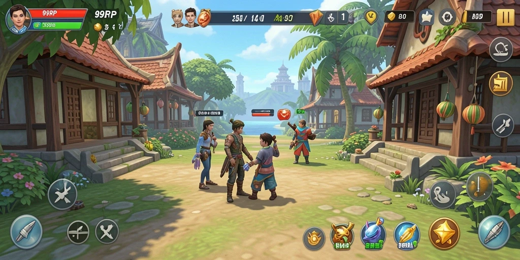 Gameplay menakjubkan dengan tantangan yang menghibur di 99RP.