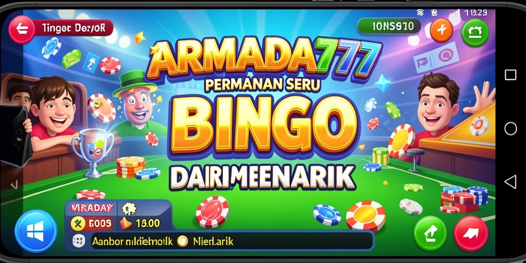 Tampilan gameplay seru dalam ARMADA777 dengan teman-teman.