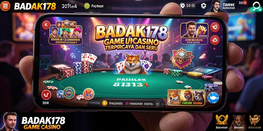 Tampilan gameplay Live Casino yang memukau di BADAK178.