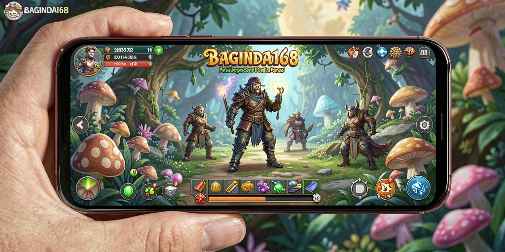Tangkapan layar gameplay BAGINDA168 yang menampilkan aksi penuh petualangan.