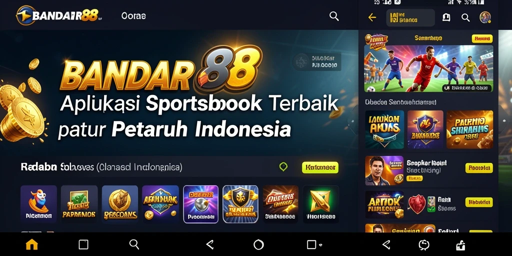 Tampilan fitur live streaming dan taruhan di BANDAR88.