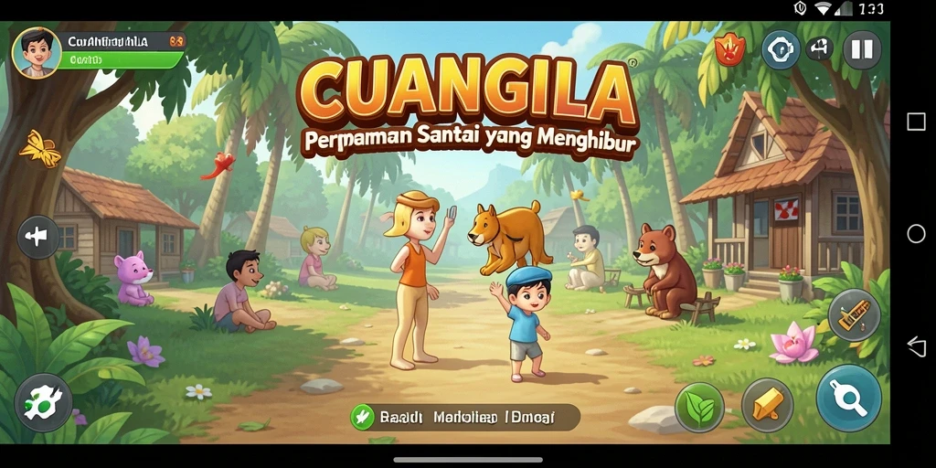Tampilan gameplay CUANGILA yang menyenangkan dan menarik.