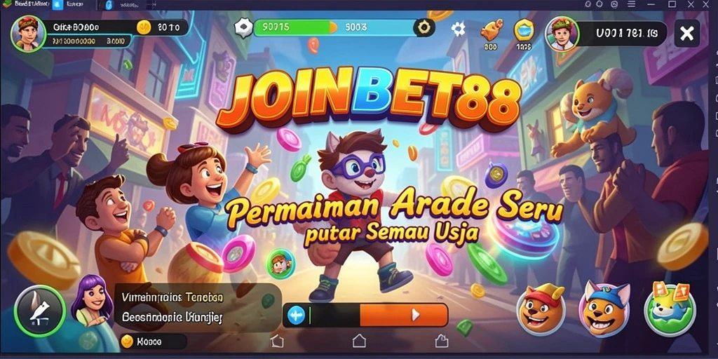 Tangkapan layar gameplay JOINBET88 yang penuh warna dan menyenangkan.