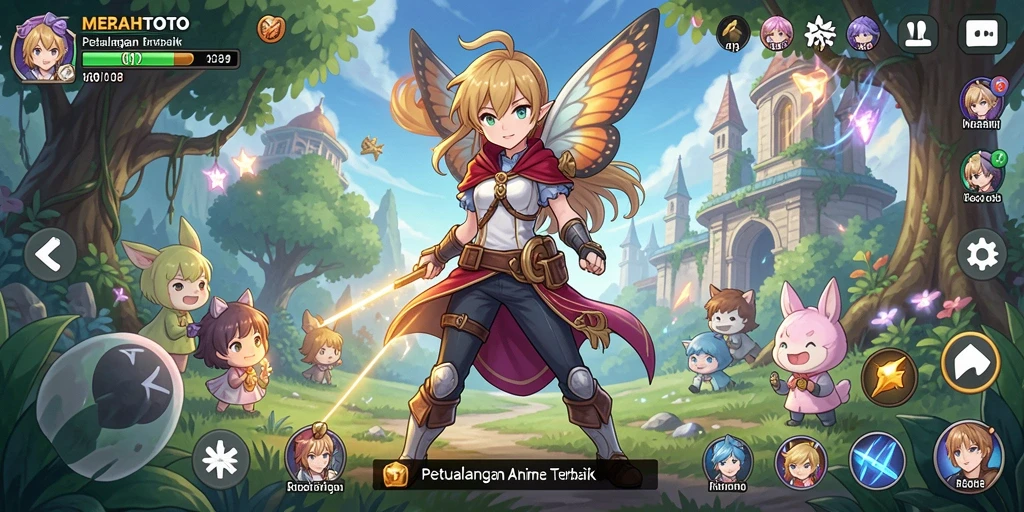 Tampilan gameplay <strong>MERAHTOTO</strong> yang dinamis dan menarik.