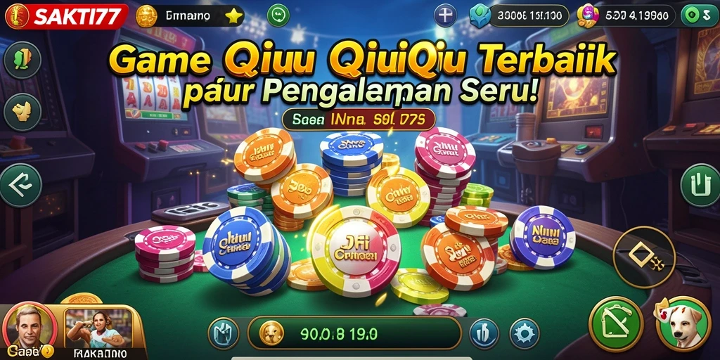 Tampilan gameplay menarik dari game QiuQiu SAKTI77.