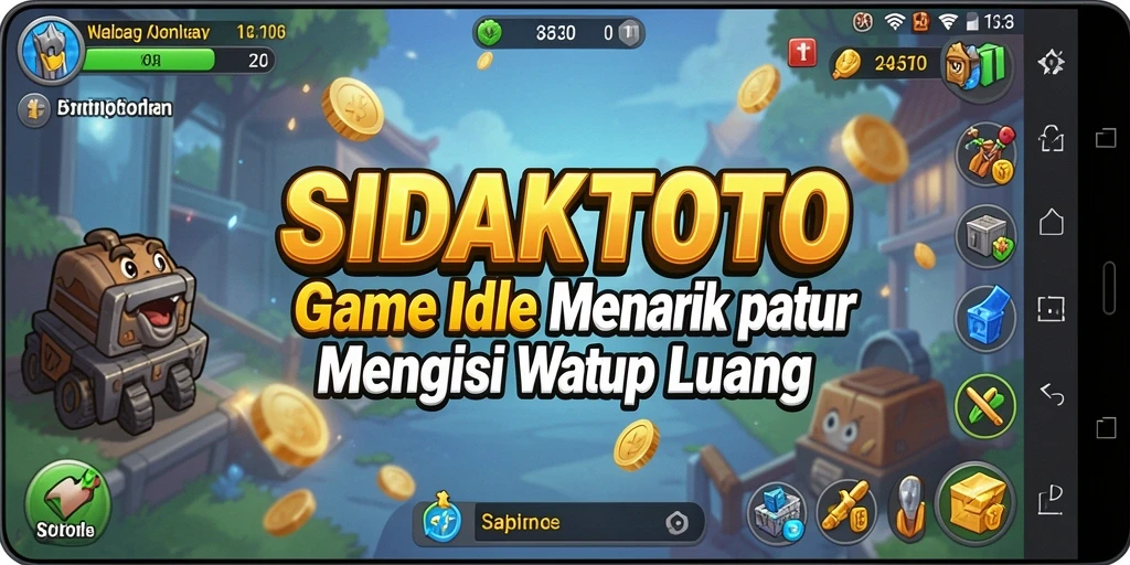 Tampilan gameplay menarik dalam SIDAKTOTO yang penuh warna.