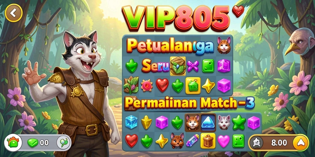 Tampilan gameplay menantang di VIP805 dengan grafik menawan.