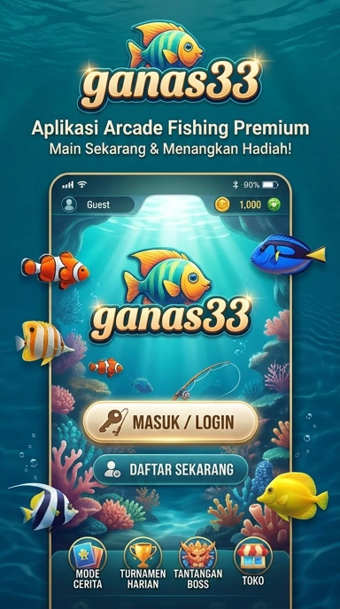 Tampilan antarmuka utama ganas33 yang intuitif.